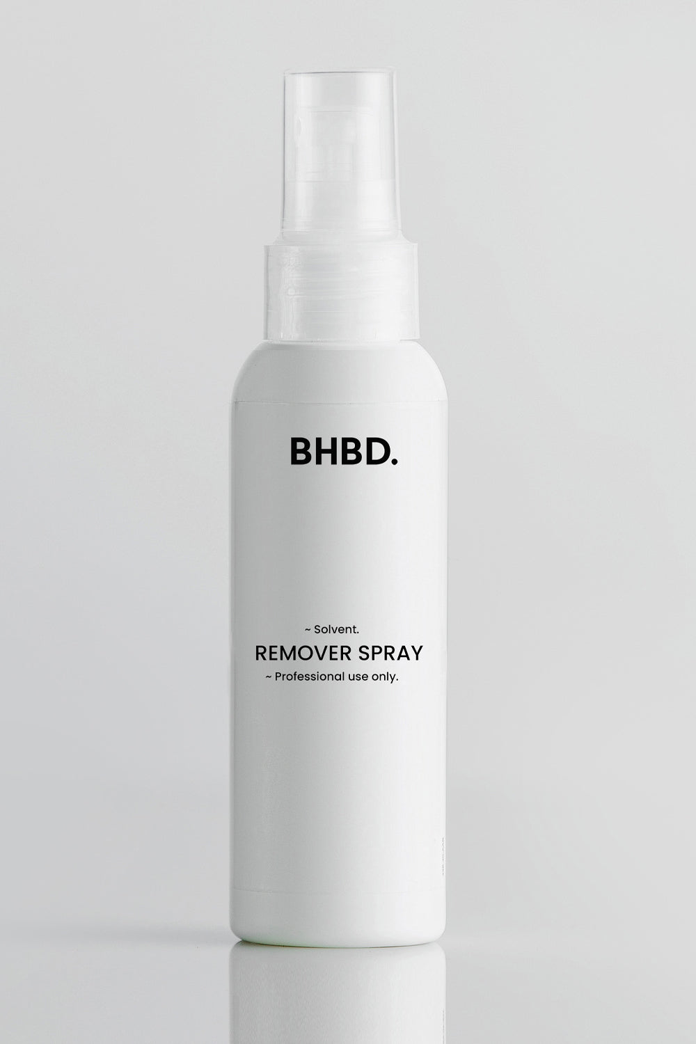 BHBD Solvent remover spray for proffessional use only.